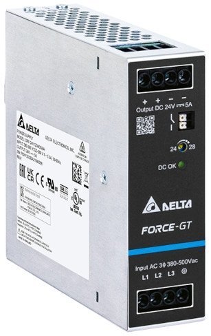 DRF-24V960W3GBA Блок питания, вход 3ф x 320-575 VAC, выход 24 VDC 40 A 960 W, реле DC OK, старт от -40°C, метал. корпус в Новосибирске
