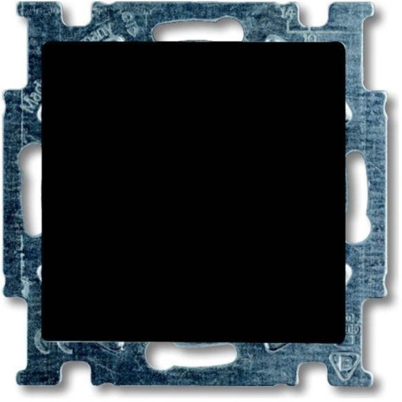 Выключатель 1-клавишный ABB BASIC55, скрытый монтаж, chateau-black, 2CKA001012A2174 в Новосибирске