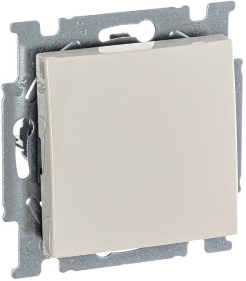 Выключатель 1-клавишный ABB BASIC55, скрытый монтаж, слоновая кость, 2CKA001012A2146 в Новосибирске