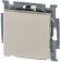Выключатель 1-клавишный ABB BASIC55, скрытый монтаж, слоновая кость, 2CKA001012A2146 в Новосибирске