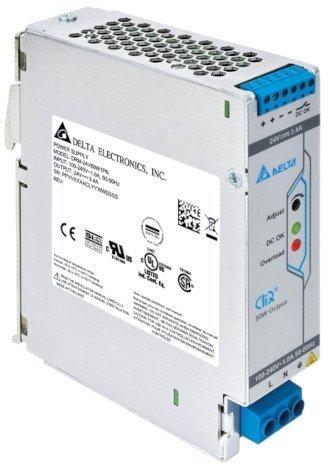DRM-24V80W1PN Блок питания 1х220В AC или 88-375В DC, Uвых = 24В, I нагрузки макс = 3.4А, 80 Вт, метал. корпус, буст до 7 сек, функ. APB, реле, LED в Новосибирске