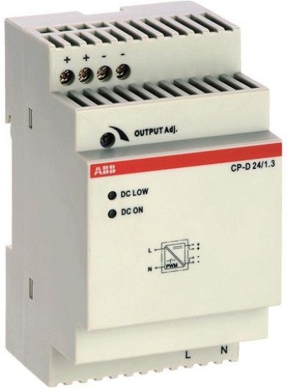 Блок питания CP-D 24/1.3 (регулир. вых. напряж) вход 90-265В AC / 120-370В DC, выход 24В DC /1.3A, 1SVR427043R0100 в Новосибирске