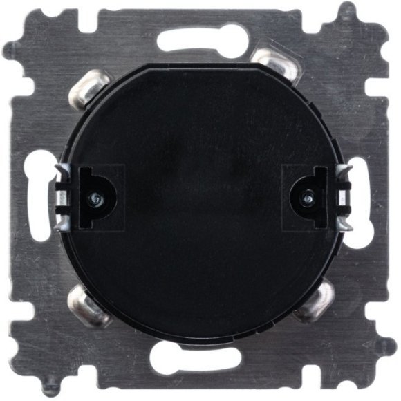 Терморегулятор с поворотной ручкой ABB LEVIT, скрытый монтаж, кофе макиато / белый, 2CHH920003A6018 в Новосибирске