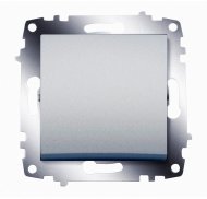 Выключатель 1-клавишный ABB COSMO, скрытый монтаж, алюминий, 619-011000-200