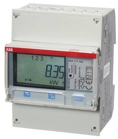 Счетчик электроэнергии многотарифный ABB B24 трехфазный 1(6)А, кл.т. 0,5S, 2CMA100815R1000 в Новосибирске