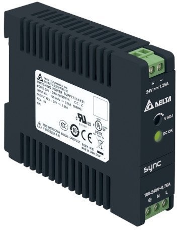 DRS-24V30W1AZ Блок питания 1х220В, 24В, 30Вт (1,25А) пластиковый корпус в Новосибирске