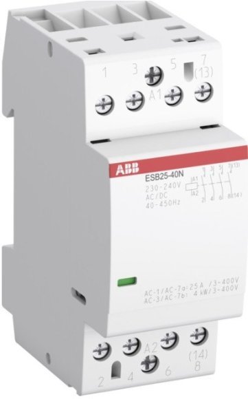 Модульный контактор ABB ESB-N 1НО+3НЗ 25А 230.240В AC/DC, 1SAE231111R0613 в Новосибирске