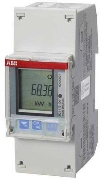 Счетчик электроэнергии однотарифный ABB B24 трехфазный 1(6)А, кл.т. 1, 2CMA100809R1000 в Новосибирске