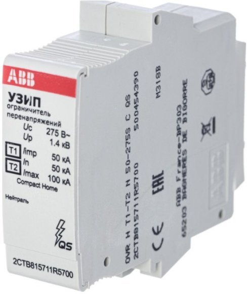 УЗИП OVR H T1-T2 N 50-275s C QS картридж, 2CTB815711R5700 в Новосибирске