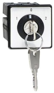 Переключатель OMA3KB 2-х поз.(0-1) c ключом (трехуровневый) 10 А, 1SCA022531R4840
