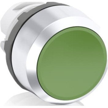 Кнопка MP1-30G зеленая (только корпус) без подсветки без фиксации, 1SFA611100R3002 в Новосибирске