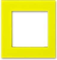 Накладка внешняя на многопостовую рамку ABB LEVIT, желтый, 2CHH010250A8064