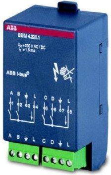 BE/M4.12.1 Модуль бинарный вход 4-канальный, дискретный вход, 2CDG110007R0011 в Новосибирске