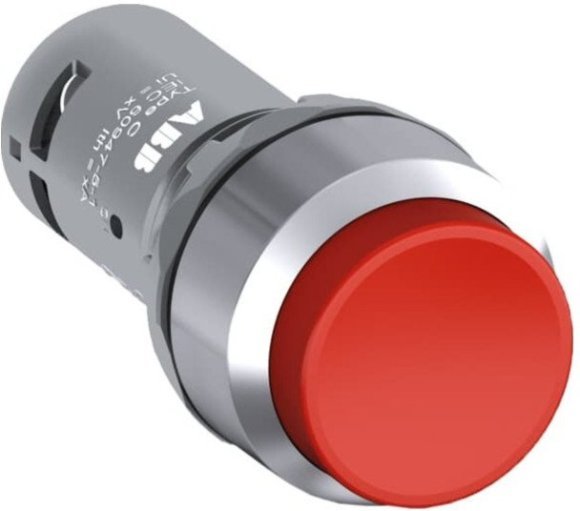Кнопка CP3-30R-20 красная с выступающей клавишей без фиксации 2НО, 1SFA619102R3021 в Новосибирске