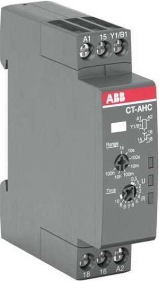 Реле времени CT-AHC.12 компактное (задержка при отключ.) 24-48B DC, 24- 240B AC (7 диапазонов времени 0,05с...100ч) 1ПК, 1SVR508110R0000 в Новосибирске