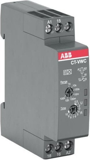 Реле времени CT-VWC.12 компактное (импульс при включ.) 24-48B DC, 24-240B AC (7 диапазонов времени 0,05с...100ч) 1ПК, 1SVR508130R0000 в Новосибирске