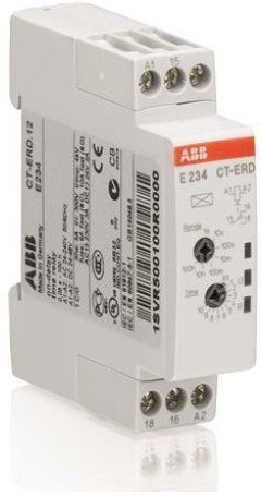 Реле времени CT-ERD.12 модульное (задержка на включ.) 24-48B DC, 24-240B AC (7 временных диапазонов 0,05с...100ч) 1ПК, 1SVR500100R0000 в Новосибирске