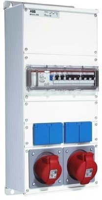 Бокс M32/2JFB CTFL с розеткамии фланцами в сборе, металл, IP44, 2CMA100022R1000 в Новосибирске
