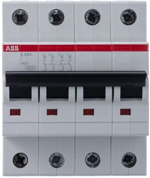 Автомат.выкл-ль 4-полюсный S204 C20, 2CDS254001R0204 в Новосибирске