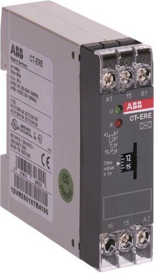 Реле времени CT-ERE (задержка на включ.) 24В AC/DC, 220-240В AC (временной диапазон 0.1..10с.) 1ПК, 1SVR550107R1100 в Новосибирске