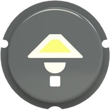 SBL-N2GR Кнопка освещение free@home, Zenit, серый, 2CLA202610N1402 в Новосибирске