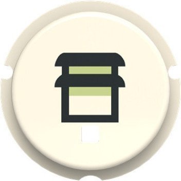 SBB-N2BL Кнопка жалюзи free@home, Zenit, белый, 2CLA202620N1102 в Новосибирске