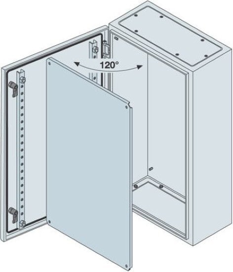 SR Корпус шкафа с монт.платой 1200х600х300мм ВхШхГ, SRN12630K в Новосибирске