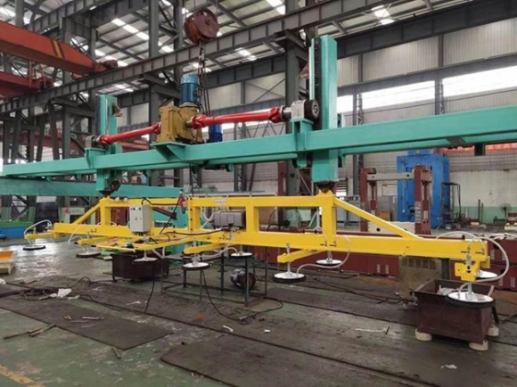 Вакуумная грузозахватная траверса г/п до 10 тонн в горизонтальном положении