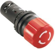 Кнопка CE3T-10R-02 аварийного останова с фиксацией 2НЗ отпускани е поворотом 30мм, 1SFA619500R1051