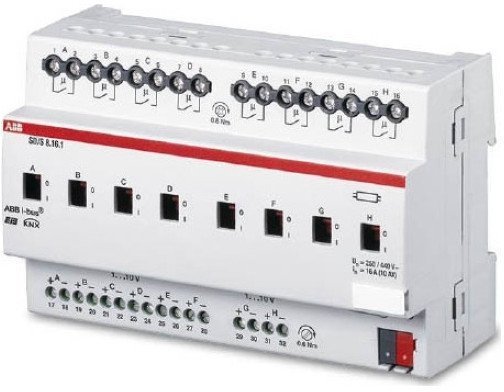 SD/S8.16.1 Светорегулятор ЭПРА 1-10В, 8-канальный, 16А, 2CDG110081R0011 в Новосибирске