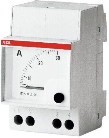 Амперметр щитовой ABB AMT 30А AC, аналоговый, кл.т. 1,5, 2CSM310080R1001 в Новосибирске