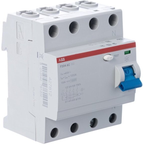 Выкл.диф.тока 4мод. F204 AC-25/0,3, 2CSF204001R3250 в Новосибирске