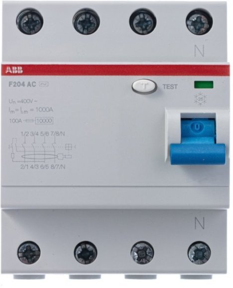 Выкл.диф.тока 4мод.F204 AC-100/0,3, 2CSF204001R3900 в Новосибирске Выкл.диф.тока 4мод.F204 AC-100/0,3, 2CSF204001R3900 в Новосибирске