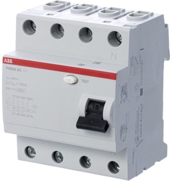 Выкл.диф.тока 4мод. FH204AC-40/0,3, 2CSF204003R3400 в Новосибирске Выкл.диф.тока 4мод. FH204AC-40/0,3, 2CSF204003R3400 в Новосибирске