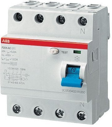 Выкл.диф.тока 4мод. F204 A-40/0,03, 2CSF204101R1400 в Новосибирске