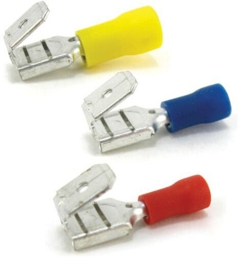 Наконечник каб. 2FER1012P-F, медь лужен./полипропилен, втулка, двойной, красный, 2x1мм2, 12мм, 500 шт. в пачке, 7TCA301140R0389 в Новосибирске