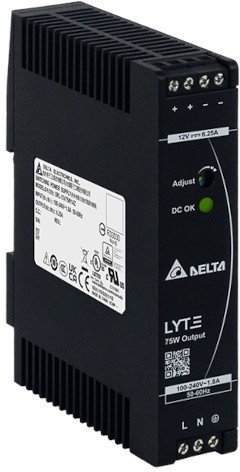 DRL-48V240W1EN Блок питания 1ф. 90-264 VAC, Uвых = 48 В, Ток нагрузки макс = 5 А, 240Вт, в металлическом корпусе в Новосибирске