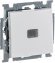 Выключатель 1-клавишный ABB BASIC55 с подсветкой, скрытый монтаж, альпийский белый, 2CKA001012A2153 в Новосибирске